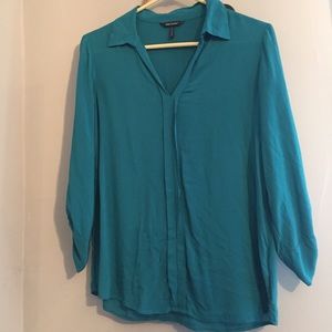 Teal blouse